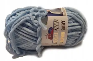 HIMALAYA GRUBA włóczka DOLPHIN BABY BŁĘKITNA 80385