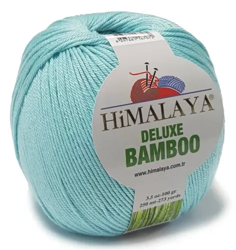 BAMBOO włóczka BAMBUS BAWEŁNA 100g KOL j.morski 15  - Sklep i pasmanteria Niteczka