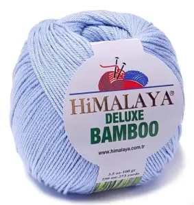 BAMBOO włóczka BAMBUS BAWEŁNA 100g KOL j.błękit 13