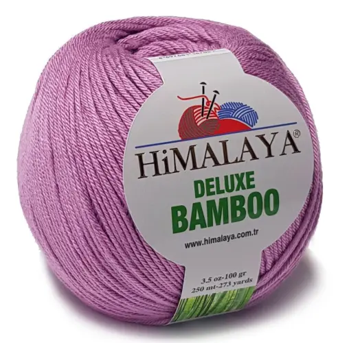 BAMBOO włóczka BAMBUS BAWEŁNA 100g KOL liliowy 12  - Sklep i pasmanteria Niteczka