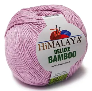 BAMBOO włóczka BAMBUS BAWEŁNA 100g KOL lawenda 11