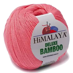 BAMBOO włóczka BAMBUS BAWEŁNA 100g KOLORY koral 08