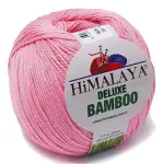 BAMBOO włóczka BAMBUS BAWEŁNA 100g KOLORY c.róż 07