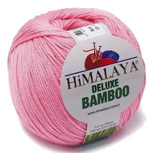 BAMBOO włóczka BAMBUS BAWEŁNA 100g KOLORY c.róż 07