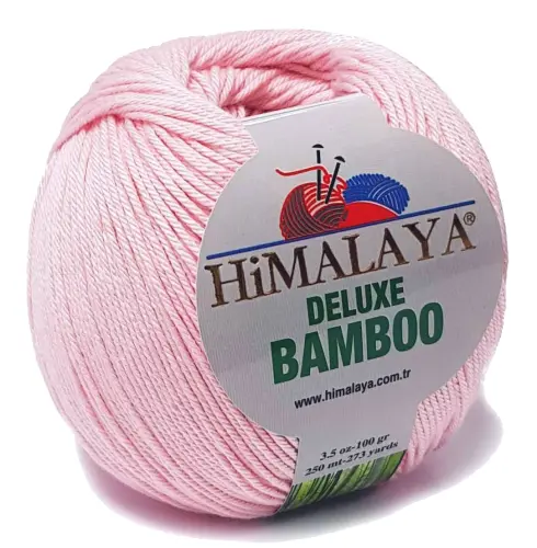 BAMBOO włóczka BAMBUS BAWEŁNA 100g KOLORY j.róż 06  - Sklep i pasmanteria Niteczka