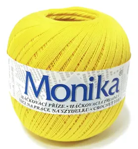 KORDONEK MONIKA bawełna jak MAXI 100g 550m c żółty