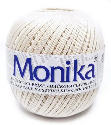 KORDONEK MONIKA bawełna jak MAXI 100g. 550m. ECRU  - Sklep i pasmanteria Niteczka