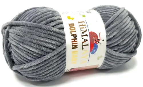 Ciemnoszara włóczka Himalaya Dolphin Baby - sklep Niteczka
