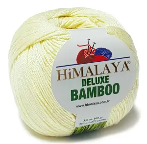 BAMBOO włóczka BAMBUS BAWEŁNA 100g KOLORY żółty 03