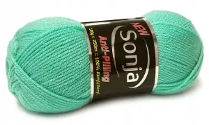NEW SONJA 100% akryl ANTI-PILLING miętowy 44
