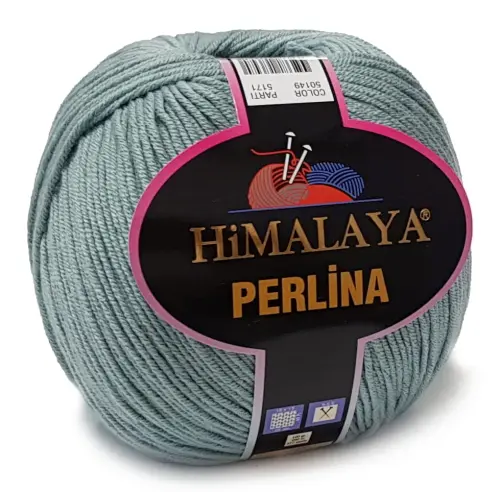 PERLINA włóczka BAWEŁNA 50% AKRYL 100g patyna 149  - Sklep i pasmanteria Niteczka