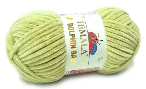 HIMALAYA GRUBA włóczka DOLPHIN BABY pistacja 80359  - Sklep i pasmanteria Niteczka