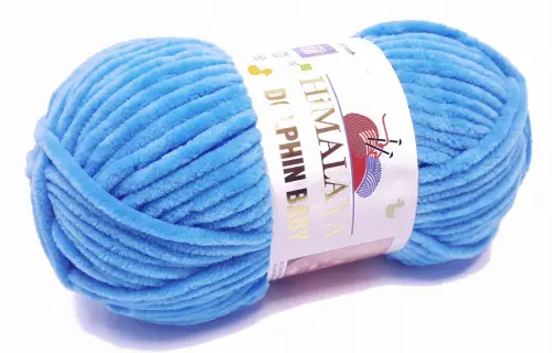 HIMALAYA GRUBA włóczka DOLPHIN BABY NIEBIES 80326  - Sklep i pasmanteria Niteczka
