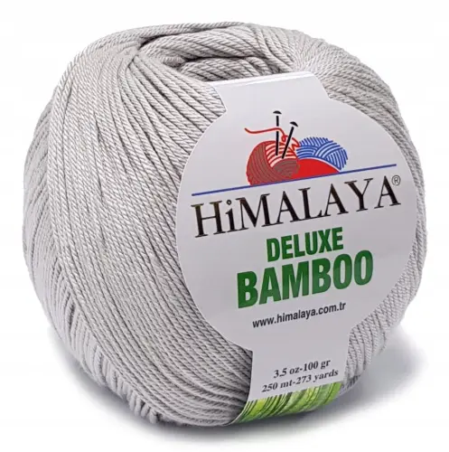 BAMBOO włóczka BAMBUS BAWEŁNA 100g KOLORYpopiel 25  - Sklep i pasmanteria Niteczka