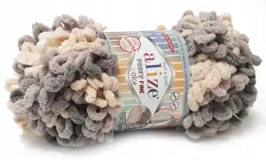 Włóczka na palce PUFFY FINE COLOR 6034 beż/ecru