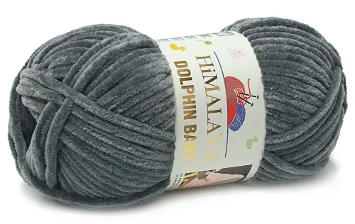 HIMALAYA GRUBA włóczka DOLPHIN BABY GRAFIT 80367  - Sklep i pasmanteria Niteczka