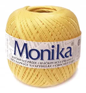 KORDONEK MONIKA bawełna jak MAXI 550m. ŻÓŁTY 1144