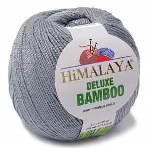 BAMBOO włóczka BAMBUS BAWEŁNA 100g KOL szary 26