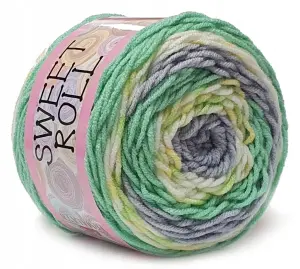 WŁÓCZKA SWEET ROLL akryl 140g SELEDYN 1047-28