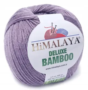 BAMBOO włóczka BAMBUS BAWEŁNA 100g KOL fiolet 40
