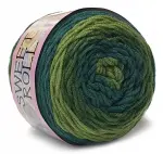 WŁÓCZKA SWEET ROLL akryl 140g ZIELONY 1047-08