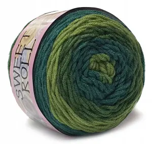 WŁÓCZKA SWEET ROLL akryl 140g ZIELONY 1047-08