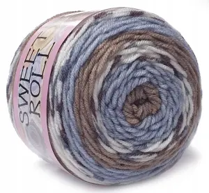 WŁÓCZKA SWEET ROLL akryl 140g BEŻOWY 1047-33