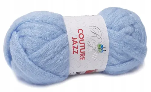 Extra gruba błękitna włóczka Rozetti Couture Jazz - Niteczka