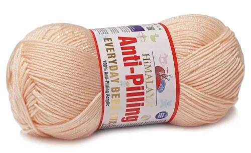 HIMALAYA włóczka EVERYDAY BEBE LUX morelowy 70437  - Sklep i pasmanteria Niteczka