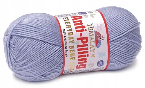 HIMALAYA włóczka EVERYDAY BEBE LUX niebieski 70455  - Sklep i pasmanteria Niteczka