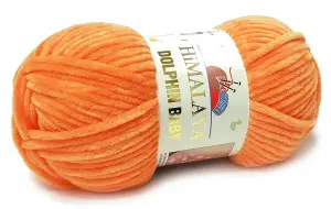 HIMALAYA GRUBA włóczka DOLPHIN BABY orange 80316
