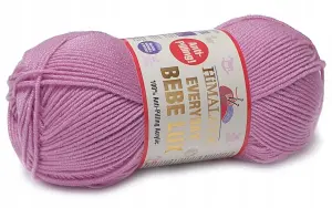HIMALAYA włóczka EVERYDAY BEBE LUX liliowy 70442