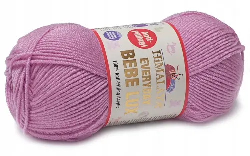 HIMALAYA włóczka EVERYDAY BEBE LUX liliowy 70442  - Sklep i pasmanteria Niteczka