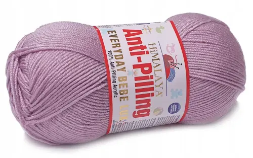 HIMALAYA włóczka EVERYDAY BEBE LUX lawendowy 70451  - Sklep i pasmanteria Niteczka