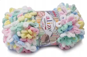 Włóczka na palce PUFFY FINE COLOR 5949 baby color