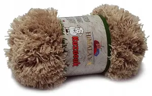 HIMALAYA KUZUCUK włóczka 200g. FUTERKO brąz 75617