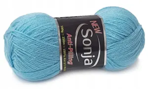 NEW SONJA włóczka akryl ANTI-PILLING turkusowa 810