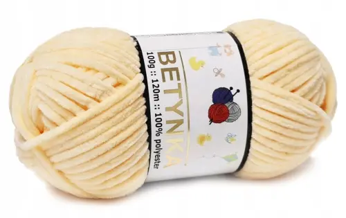 Betynka - świetna włóczka na maskotki - brzoskwinia - Niteczka