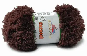 HIMALAYA KUZUCUK włóczka 200g. FUTERKO brąz 75618