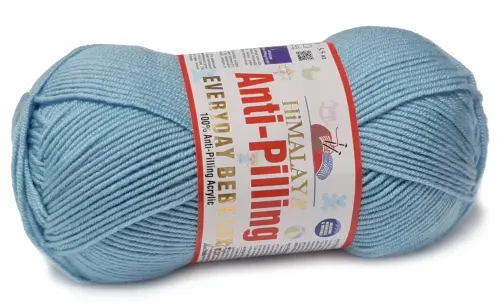HIMALAYA włóczka EVERYDAY BEBE LUX niebieski 70438  - Sklep i pasmanteria Niteczka