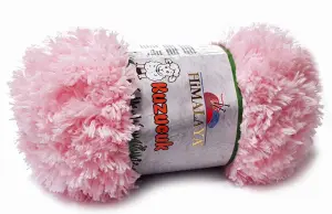 HIMALAYA KUZUCUK włóczka 200g. FUTERKO róż 75609