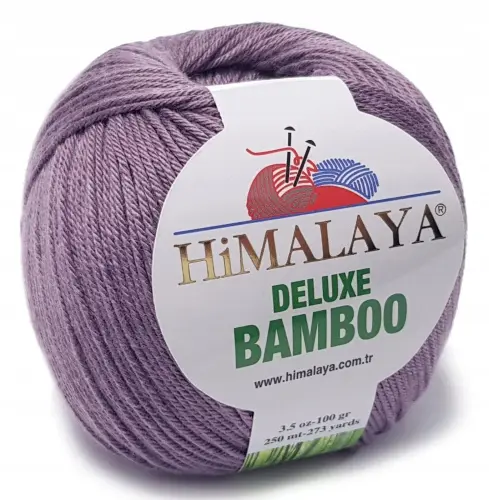 BAMBOO włóczka BAMBUS BAWEŁNA 100g KOL lawenda 35  - Sklep i pasmanteria Niteczka