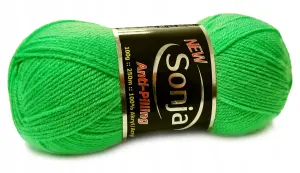 NEW SONJA włóczka akryl ANTI-PILLING neo zieleń 83