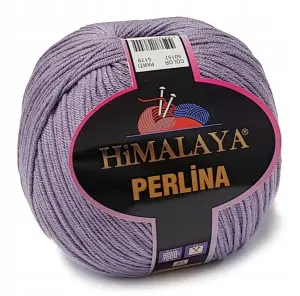 PERLINA włóczka BAWEŁNA 50% AKRYL 100g lawenda 157