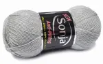 NEW SONJA 100% akryl ANTI-PILLING jasny szary 804