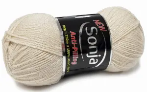 NEW SONJA 100% akryl ANTI-PILLING naturalny 40
