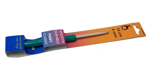 Szydełko z rączką PONY 14cm / 4mm  - Sklep i pasmanteria Niteczka