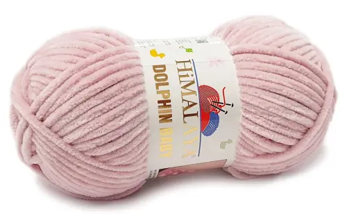Puszysta różowa włóczka Himalaya Dolphin Baby - Niteczka