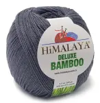 BAMBOO włóczka BAMBUS BAWEŁNA 100g KOL grafit 37
