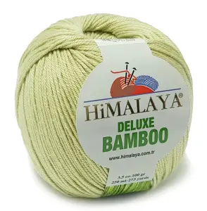 BAMBOO włóczka BAMBUS BAWEŁNA 100g KOL pistacja 31